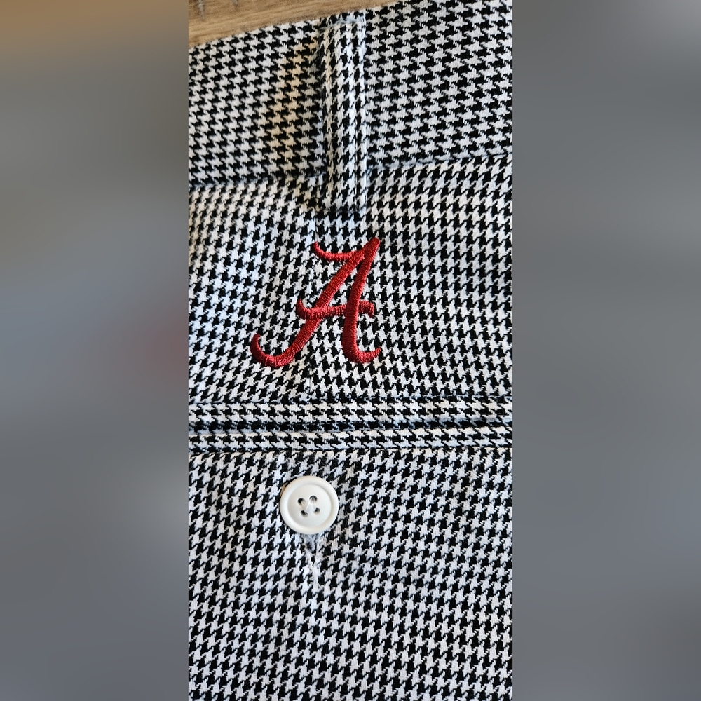 Mens Alabama Houndstooth Slacks Pants 32 30